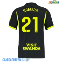 Camisa de time de futebol Atletico Madrid Cristian Romero #21 Replicas 2º Equipamento 2026-27 Manga Curta